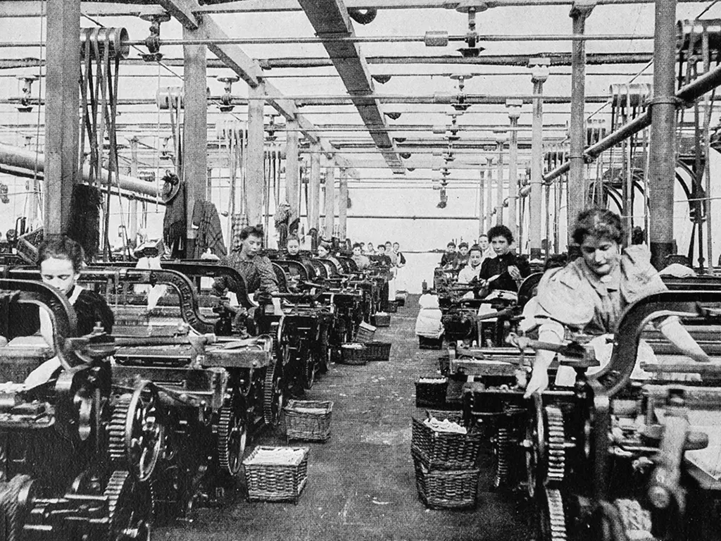 Industrial Revolution: Mining, Trade, and Global Impact - Cotton mill 19th Century